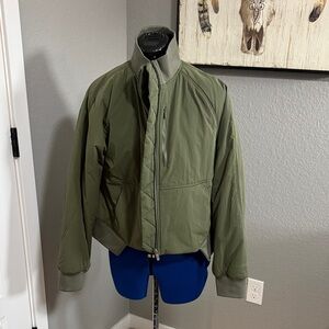 lululemon athletica short insulated Olive Bomber Jacket